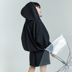 Metal Logo Zipper Hoodie