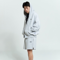 Metal Logo Zipper Hoodie