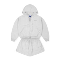 Metal Logo Zipper Hoodie