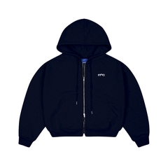 Metal Logo Zipper Hoodie