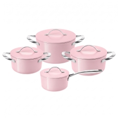 Bộ nồi Ceramic Elmich Premium Zen Quánh 16cm, nồi 18, 20, 24cm