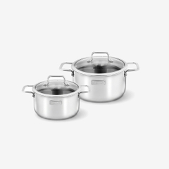 Bộ nồi inox dập nguyên khối Elmich Trimax Classic EL-2108OL Size 18, 20cm