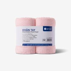Bộ 2 Khăn Tay 100% Cotton Cao Cấp Elmich Dr.Sleep
