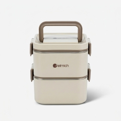 Hộp cơm 2 tầng inox 304 Elmich EL8381 dung tích 1.3L