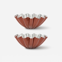 Bộ 2 khuôn làm bánh tart hình hoa Elmich EL0288