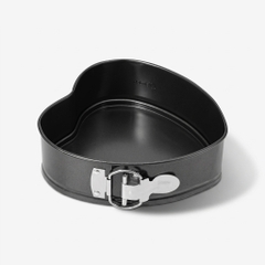 Khuôn bánh hình trái tim, đế rời, chốt ngang, 18cm Elmich EL0340