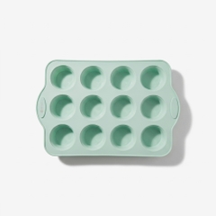 Khuôn làm bánh, thạch rau câu hình tròn silicon 12 lỗ Elmich EL0682