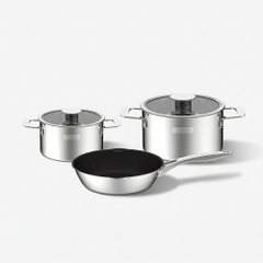 Bộ nồi Inox liền khối Elmich Hera EL-8135IN size 18, 22 chảo 26cm
