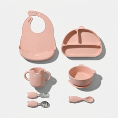 Bộ ăn dặm 7 món bằng silicone cao cấp ELMICH EL0011