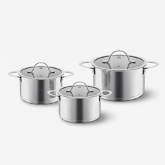 Bộ nồi Inox 304 Impact bonding Elmich EL2481 size 16,20,22cm