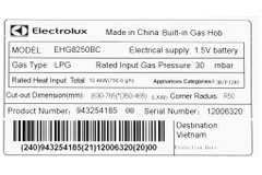 Bếp ga âm Electrolux EHG8250BC