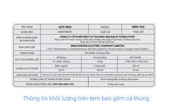 Máy hút mùi áp tường Hawonkoo HRH-702