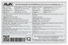 Nồi chiên không dầu AVA 5 lít AF40155D