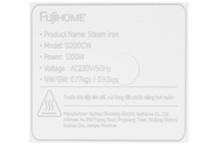 Bàn ủi hơi nước cầm tay FUJIHOME SI200CW 1200W