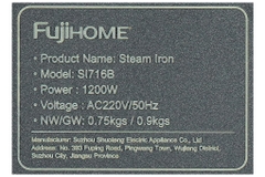 Bàn ủi hơi nước cầm tay FUJIHOME SI716B 1200W