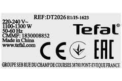 Bàn ủi hơi nước cầm tay Tefal DT2026E1 1300W