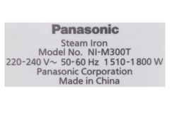 Bàn ủi hơi nước Panasonic NI-M300TVRA 1800W