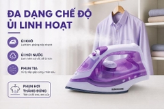 Bàn ủi hơi nước Sunhouse SHD2063P 1600W