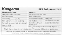 Bếp ga đôi Kangaroo KG8G1C
