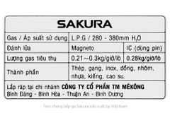 Bếp ga đôi Sakura SA-D707LG