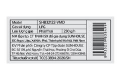 Bếp ga đôi Sunhouse SHB32122-VMD