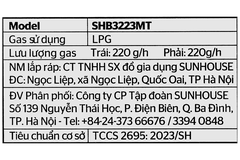 Bếp ga đôi Sunhouse SHB3223MT