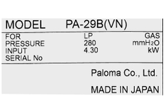Bếp gas đôi Paloma PA-29B(VN)
