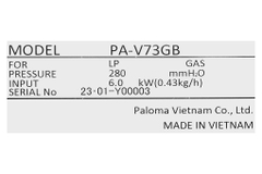 Bếp gas đôi Paloma PA-V73GB