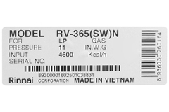 Bếp gas đôi Rinnai RV-365(SW)N