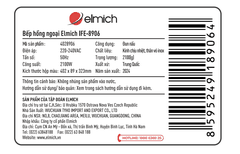 Bếp hồng ngoại đơn Elmich IFE-8906 2100W