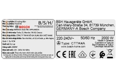 Bếp nướng điện Bosch TCG4104
