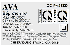 Bếp từ đơn AVA MD-DC01 2100W