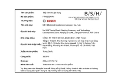 Bếp từ đôi âm Bosch PPI8256XVN 3500W