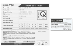 Bếp từ đôi âm Livotec LID-998M 4800W