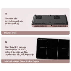 Bếp từ đôi FUJIHOME IC2602P 3400W