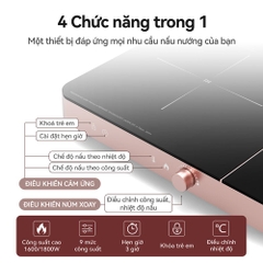 Bếp từ đôi FUJIHOME IC2602P 3400W