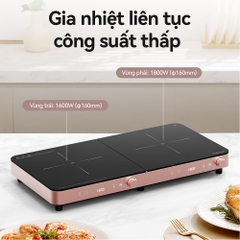 Bếp từ đôi FUJIHOME IC2602P 3400W