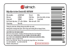 Bếp từ đơn Elmich ICE-8878AW 1800W