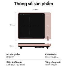 Bếp từ đơn FUJIHOME IC1207P 1900W
