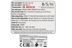 Bình đun siêu tốc Bosch 1.7 lít TWK3M123