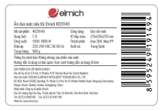 Bình đun siêu tốc Elmich 1.7 lít KEE9149