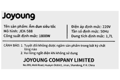 Bình đun siêu tốc Joyoung 1.7 lít JEK-588