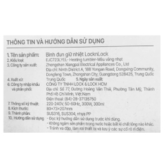 Bình đun siêu tốc Lock&Lock 0.3 lít EJC723LYEL