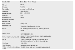 Bình đun siêu tốc Magic Eco 1.7 lít AC-43