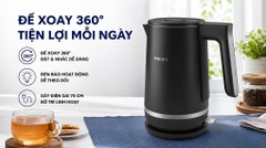 Bình đun siêu tốc Philips 1.7 lít HD9395/90