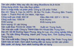 Máy làm sữa hạt đa năng BlueStone BLB-6036
