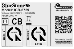Bếp từ đơn BlueStone ICB-6729 2000W