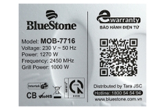 Lò vi sóng có nướng BlueStone MOB-7716 20 lít