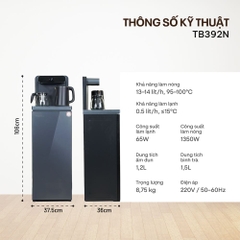 Cây nước nóng lạnh FUJIHOME TB392N 1430W