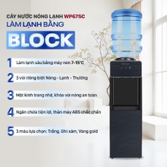 Cây nước nóng lạnh FUJIHOME WD675C-B 590W